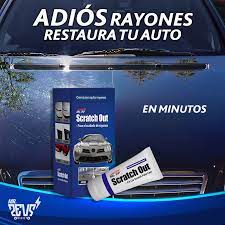 CREMA ELIMINA RAYONES PARA VEHICULOS "SCRATCH OUT"